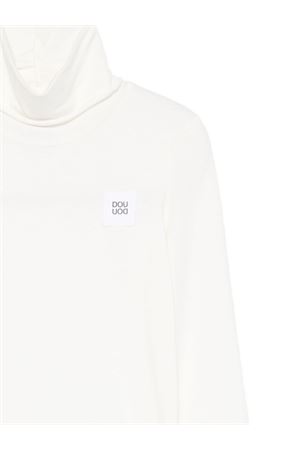 white cotton tshirt DOUUOD KIDS | DX8A30Z3382101